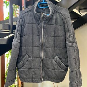 Quilted Zip-Up Jacket
